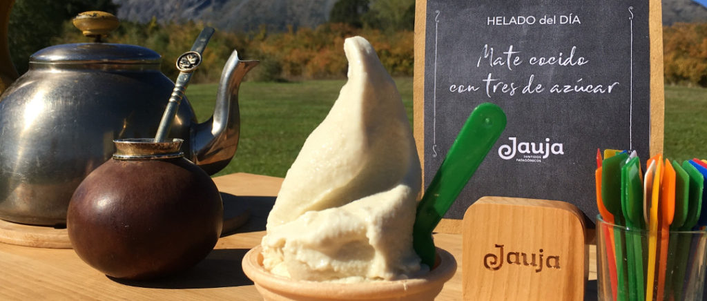 helado de yerba mate