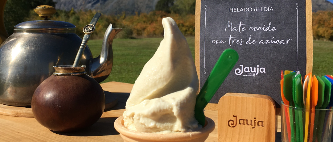 helado de yerba mate